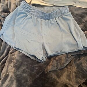 Women's Blue Casual Shorts